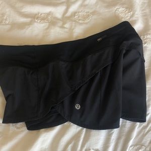 Black lululemon shorts - only worn for one season